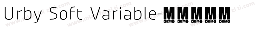 Urby Soft Variable字体转换